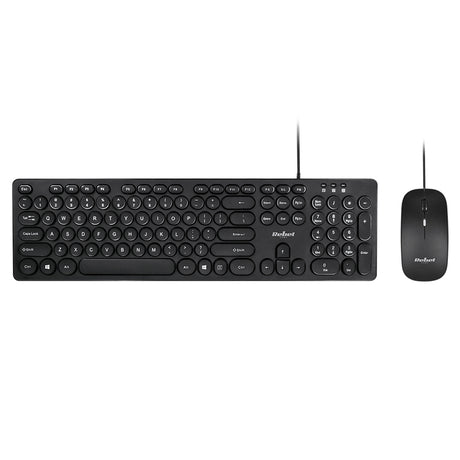 Kit Tastatura si Mouse cu Fir Rebel Wds 200 cu USB