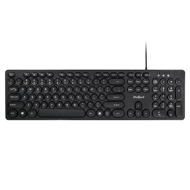 Tastatura cu Fir Rebel Wdk 100 cu USB