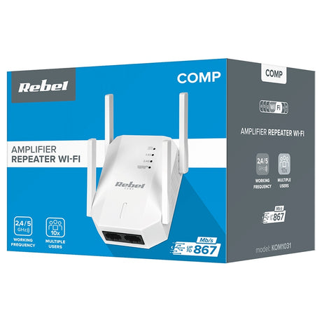 Range Extender Repeater 2.4-5 Ghz Rebel