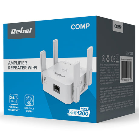 Range Extender Repeater Dual Band 300MBPS Rebel
