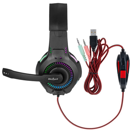 Casti cu Microfon Gh-20 Rebel Kom 1081 cu USB