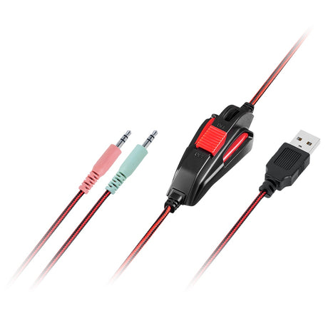 Casti cu Microfon Gh-20 Rebel Kom 1081 cu USB