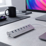 Hub 3.0 7 Porturi Rebel Kom 1091 cu USB