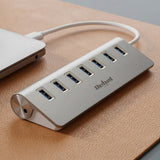 Hub 3.0 7 Porturi Rebel Kom 1091 cu USB