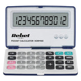 Calculator de Buzunar 12 Digiti Pc-50 Rebel Kom 1100 cu baterie reincarcabila
