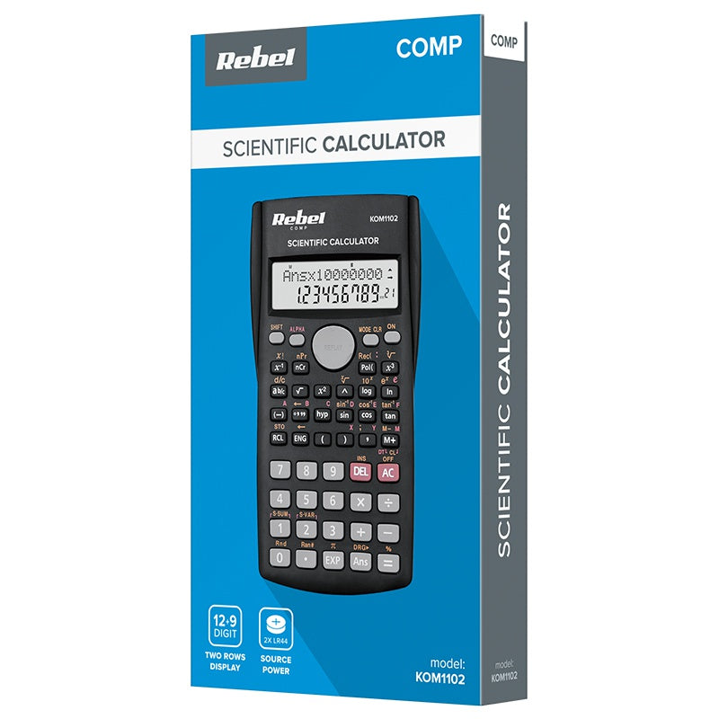 Calculator Stiintific 9 12 Digiti Sc-200 Rebel Kom 1102