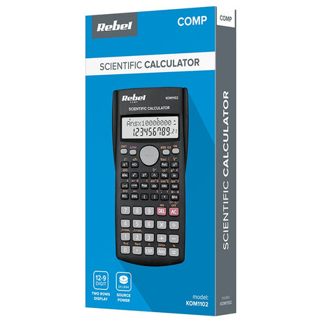Calculator Stiintific 9 12 Digiti Sc-200 Rebel Kom 1102
