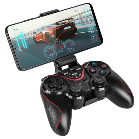 Gamepad Smartphone Rebel Kom 1180 cu Bluetooth, baterie 400 mAh si USB