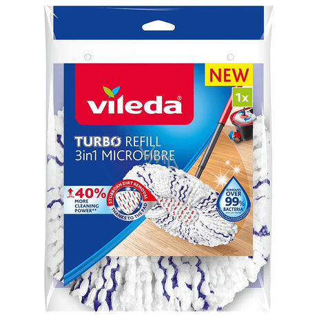 Rezerva Mop Rotativ Turbo 3in1 Microfibre Vileda Kom 167749