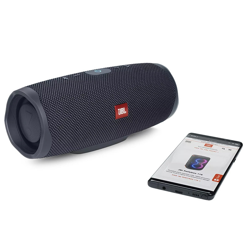 Boxa Charge Essential 2 Black Jbl cu Bluetooth, baterie 7500 mAh, Rezistenta la Apa si Sunet Stereo