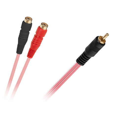 Cablu Y Rca Tata - 2XRCA Mama 0.2M