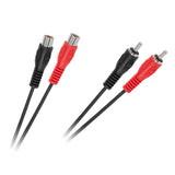 Cablu 2xrca Tata -2xrca Mama 3m Kpo 2661-3