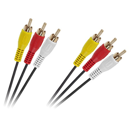 Cablu 3xrca-3xrca 1 5m Standard Kpo 2664-1.5