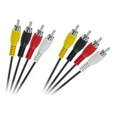 Cablu 4xrca-4xrca 1.8m Kpo 2666-1.8