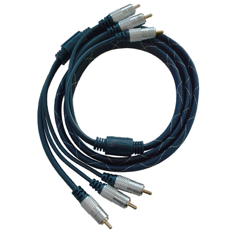 Cablu 3RCA-3RCA 1.5M Gold