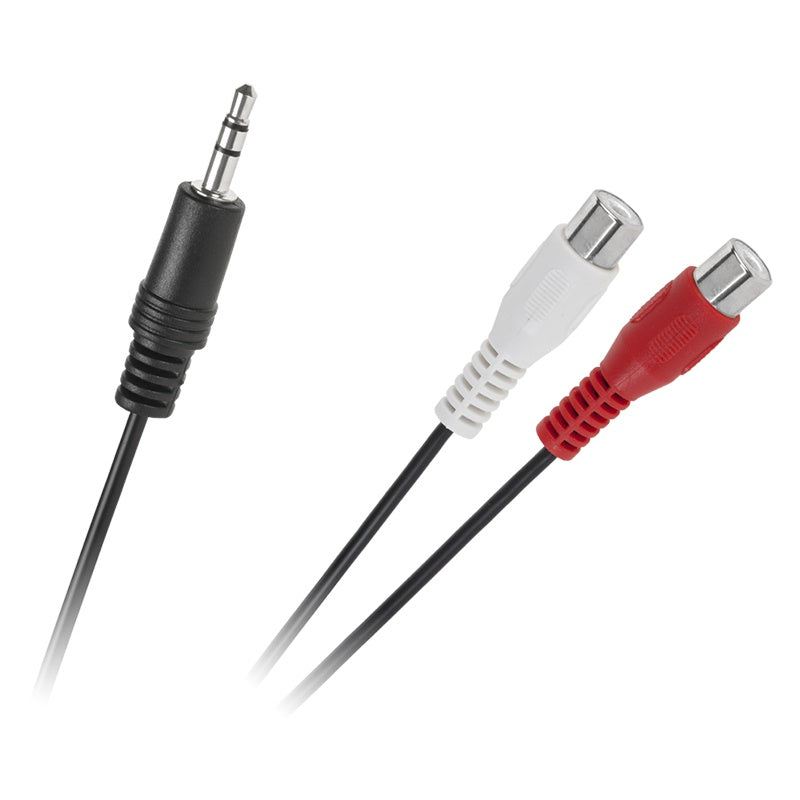 Cablu Jack 3.5 -2rca Mama 25CM cu Sunet Stereo