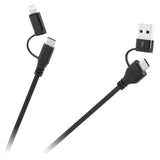Cablu a C - C Lightning (2+2) Kpo 3943 cu USB