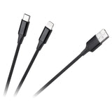 Cablu a - C Lightning (2+1) 1m Kpo 3944 cu USB