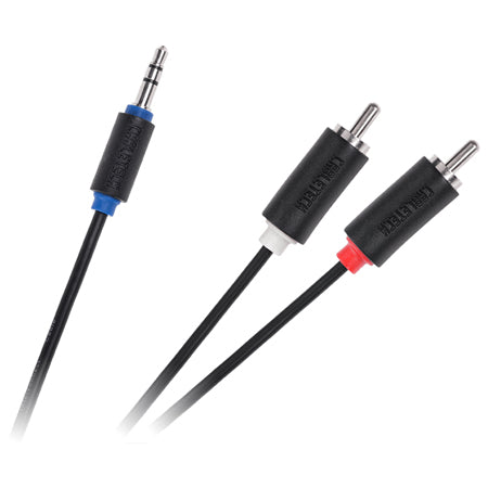 Cablu Jack 3.5 Tata - 2rca Tata Cabletech Kpo 3952-5 cu Sunet Stereo