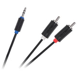 Cablu Jack 3.5 Tata - 2rca Tata Cabletech Kpo 3952-5 cu Sunet Stereo