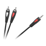 Cablu 3.5 Tata-2rca 1.8m Eco-line Cabletech Kpo 4004-1.8