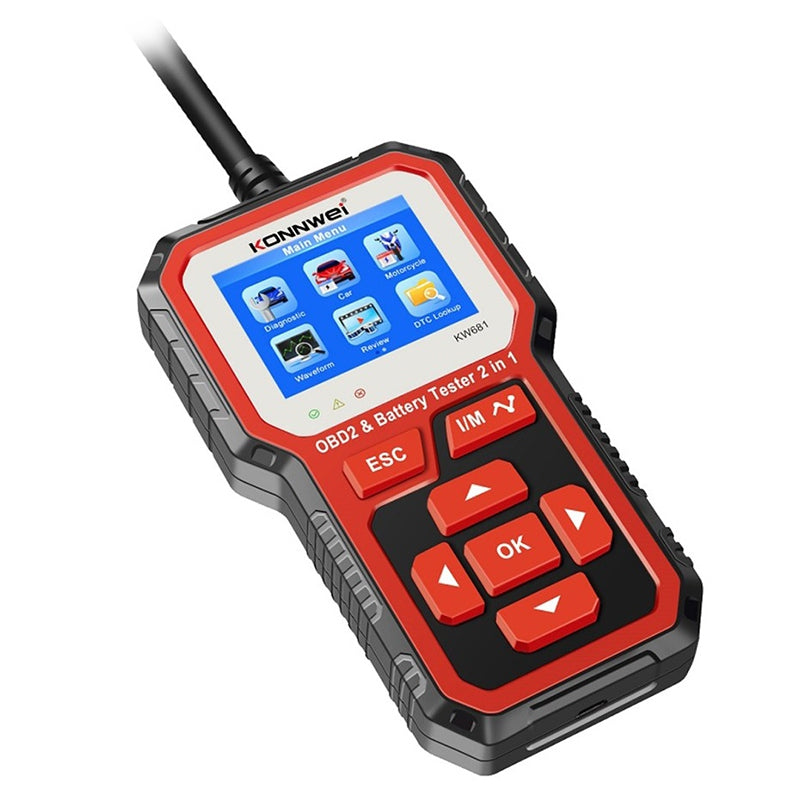 Multimetru Diagnoza Auto Obd2 Konnwei Kw 681 cu Internet WiFi, baterie reincarcabila si USB