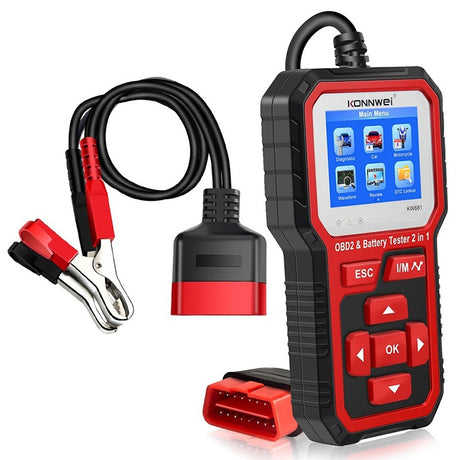 Multimetru Diagnoza Auto Obd2 Konnwei Kw 681 cu Internet WiFi, baterie reincarcabila si USB