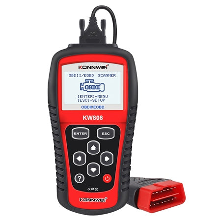 Multimetru Diagnoza Auto Obd2 Konnwei Kw 808 cu baterie reincarcabila