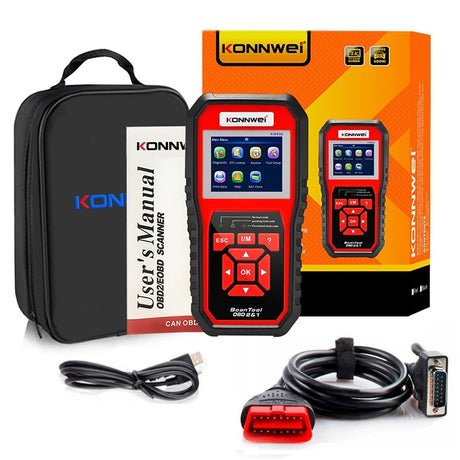 Multimetru Diagnoza Auto Obd2 Konnwei Kw 850 cu Internet WiFi si baterie reincarcabila