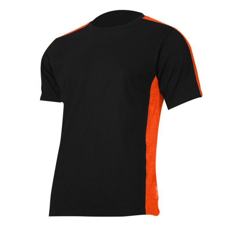 Tricou Bumbac Negru-portocaliu - L L 4023003
