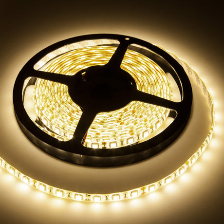 Banda LED 5m 300x5050 Alb Cald Rebel Ip 65