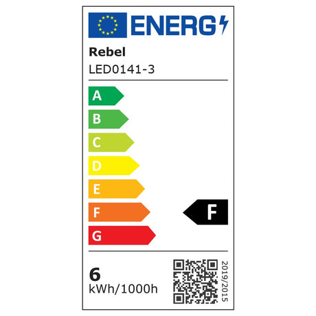 Banda LED 5M 300X5050 IP20 Alb Cald Rebel