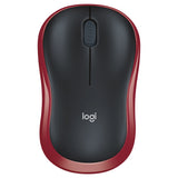 Mouse Optic Logitech Rosu M 185 cu baterie reincarcabila si USB