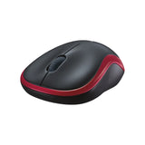 Mouse Optic Logitech Rosu M 185 cu baterie reincarcabila si USB