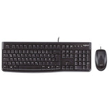 Kit Tastatura si Mouse cu Fir Logitech Mk 120 cu USB