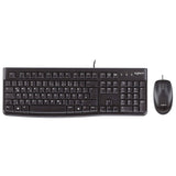 Kit Tastatura si Mouse cu Fir Logitech Mk 120 cu USB