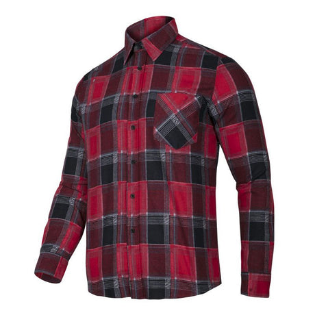 Camasa Flanel cu Carouri Rosu - S