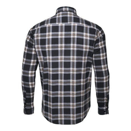 Camasa Flanel cu Carouri/Bleumarin - M/H-17