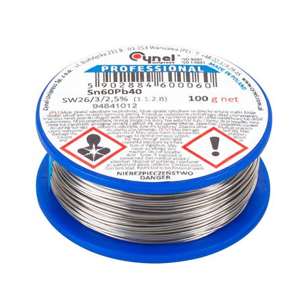 Rola Fludor Cynel 100g Sn 60pb40