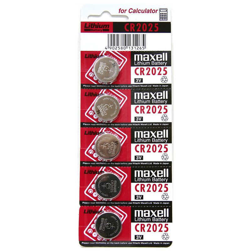 Baterie Blister 5 Buc Maxel CR 2025 cu baterie reincarcabila