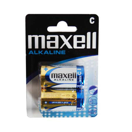 Baterie Alcalina Maxell Blister 2 Buc Lr 14 cu baterie reincarcabila