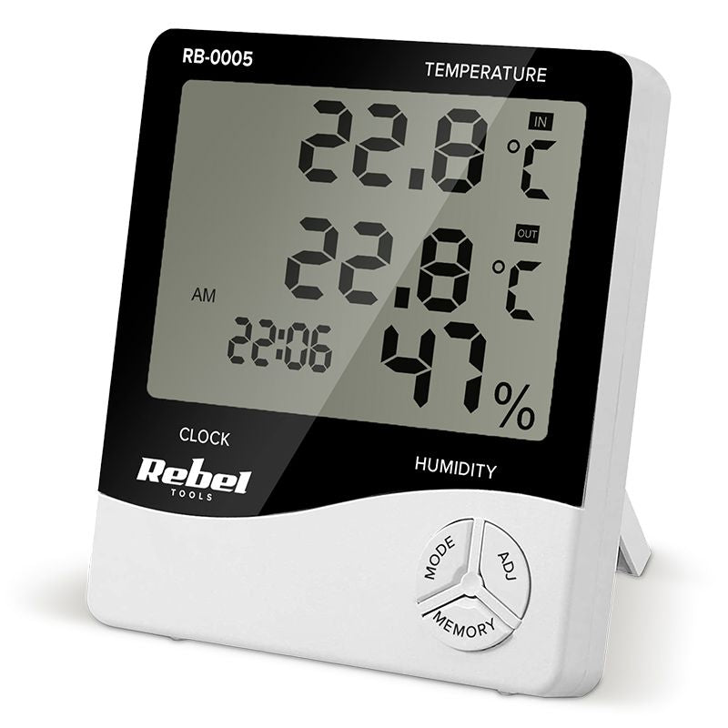 Statie Meteo Rebel cu alarma si baterie reincarcabila