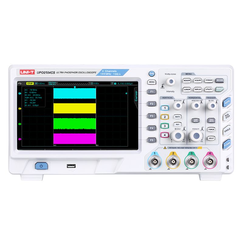 Osciloscop Display Ultra Phosphor Uni-t Upo 2104cs cu USB