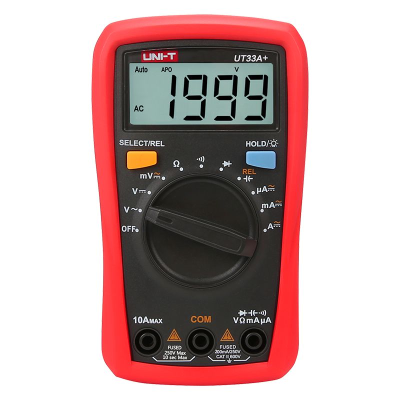 Multimetru Digital + Uni-t Ut 33A cu baterie reincarcabila