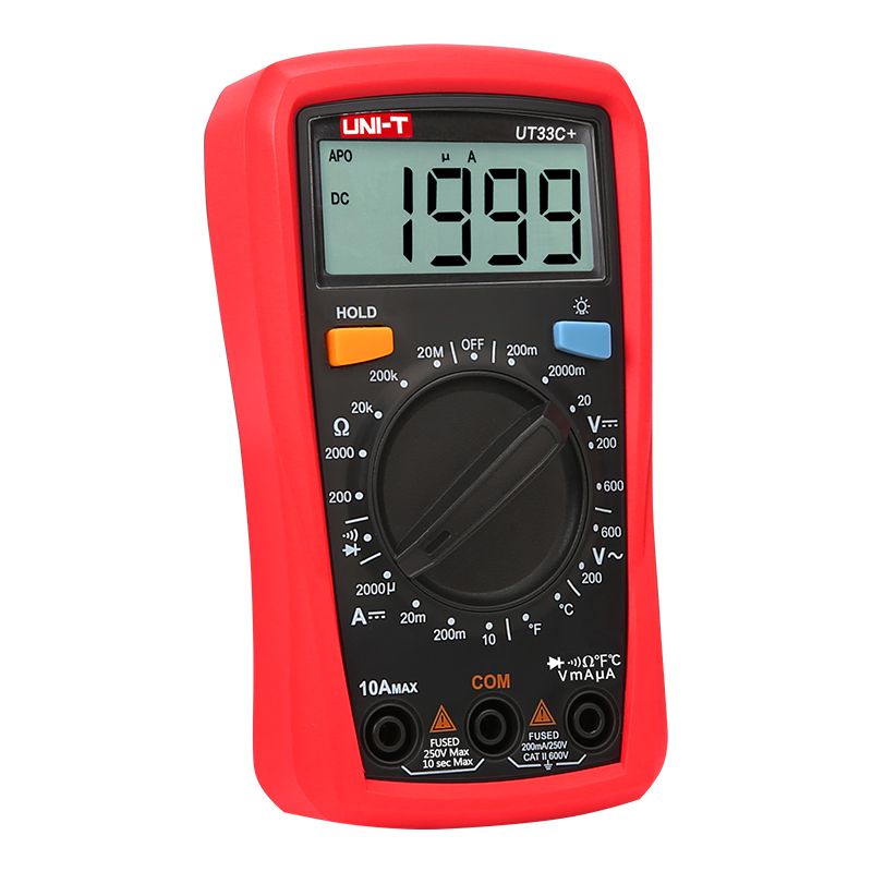 Multimetru Digital + Uni-t Ut 33c cu baterie reincarcabila