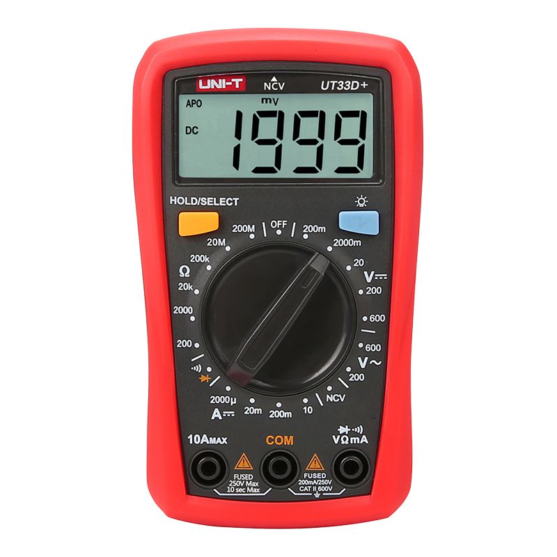 Multimetru Digital + Uni-t Ut 33d cu baterie reincarcabila
