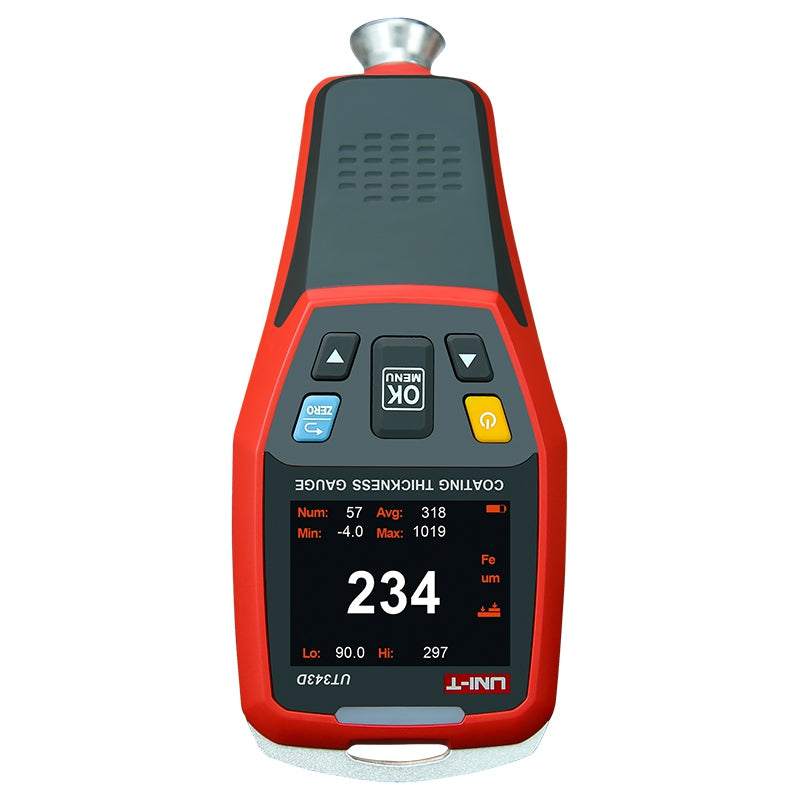 Tester Masurare Grosime Vopsea Uni-t Ut 343d cu alarma, baterie reincarcabila si USB