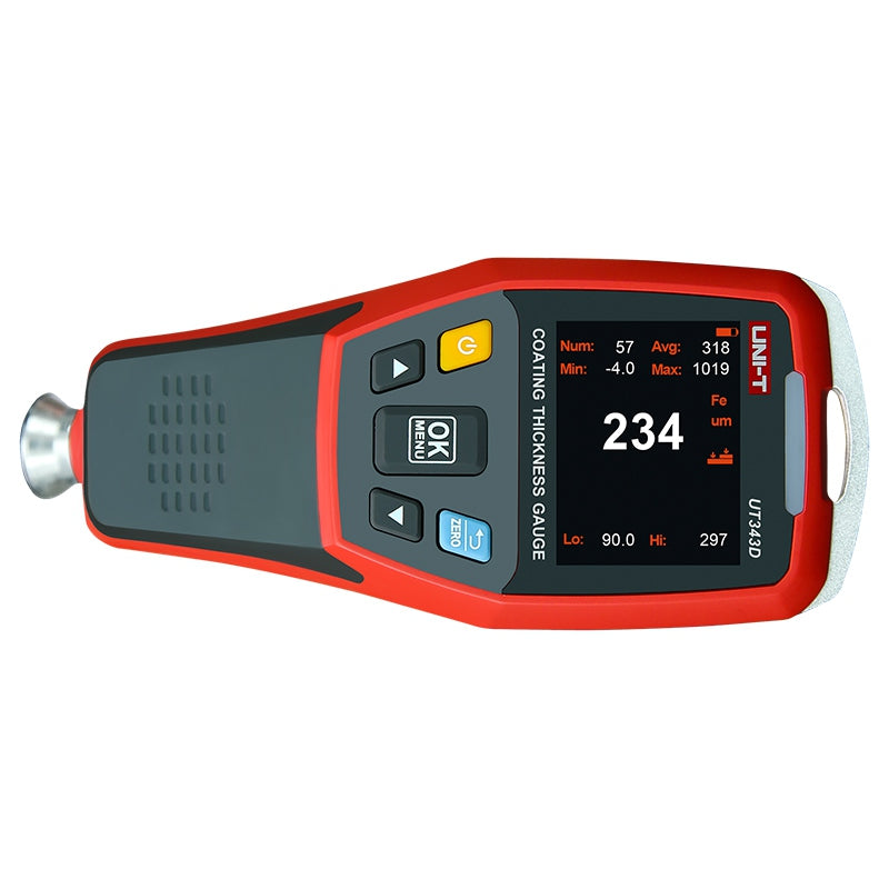 Tester Masurare Grosime Vopsea Uni-t Ut 343d cu alarma, baterie reincarcabila si USB