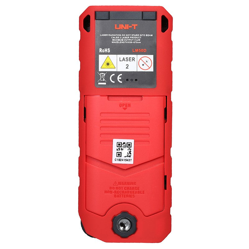 Telemetru Digital 50m Uni-t Lm 50d cu baterie reincarcabila