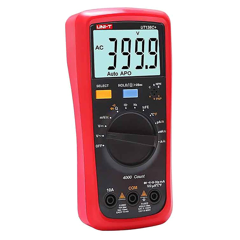 Multimetru Digital Universal + Uni-t Ut 136c cu baterie reincarcabila